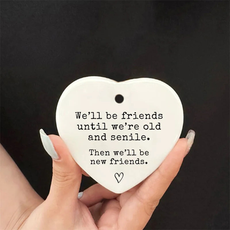 Best Friend Christmas Ornament – Cute BFF Gift for Birthdays & Holidays