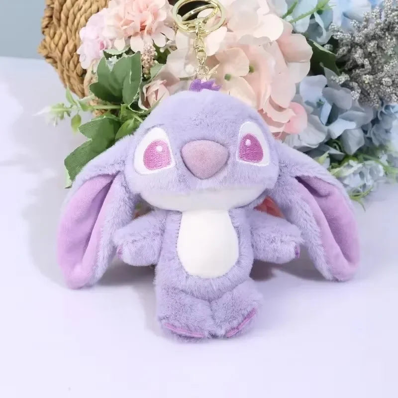 Cute Stitch Plush Keychain – Soft Stuffed Animal Pendant & Bag Charm