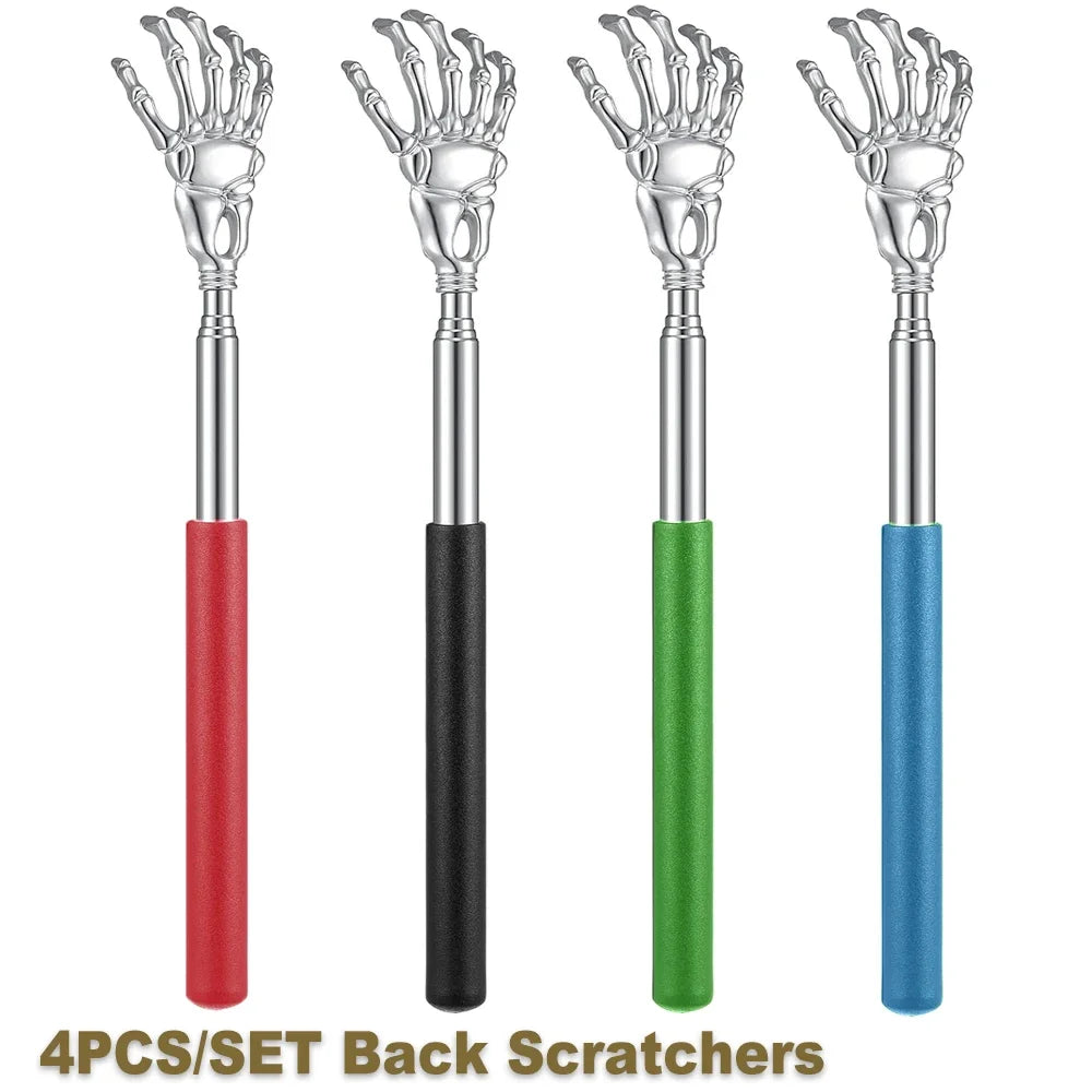 Extendable Stainless Steel Back Scratcher – Portable Scratcher