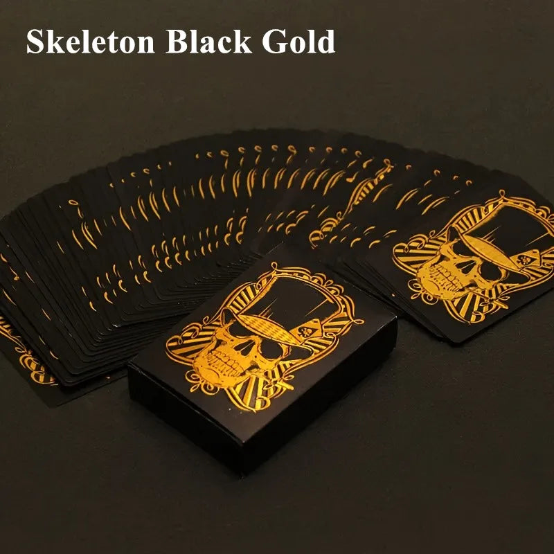 Black & Gold Playing Cards – Premium Poker & Magic Trick Deck (Multiple Styles)