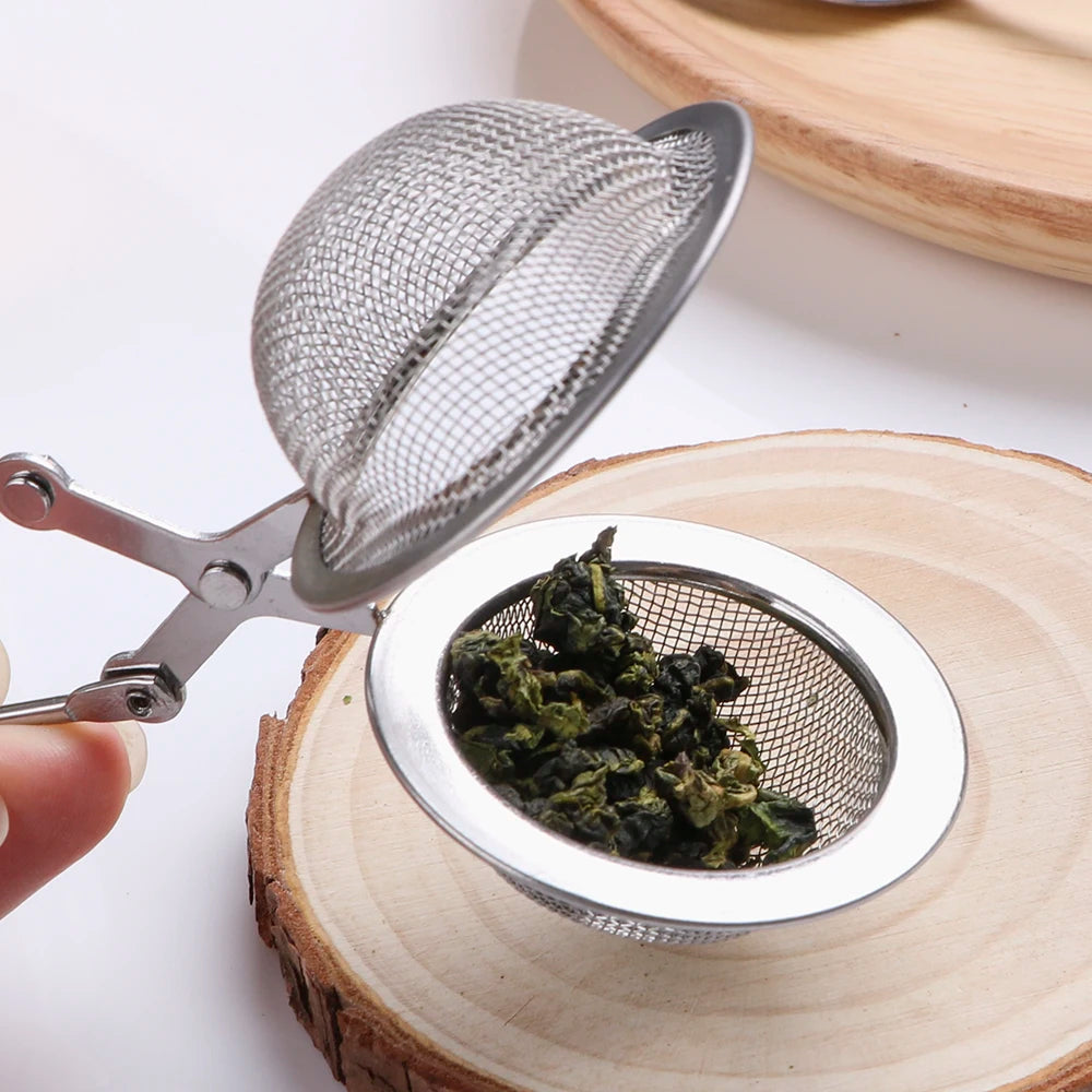 Stainless Steel Tea Infuser – Mesh Tea Ball with Handle for Loose Leaf Tea & Herbs