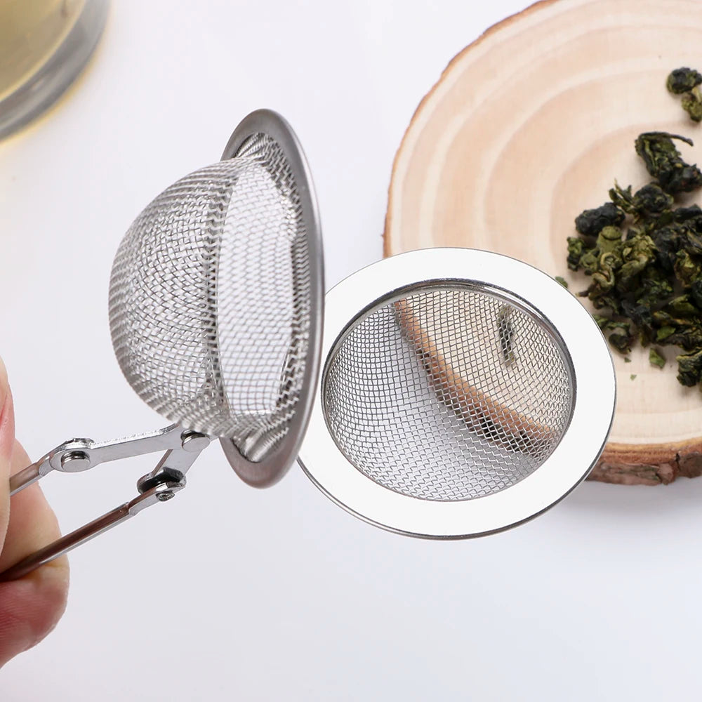 Stainless Steel Tea Infuser – Mesh Tea Ball with Handle for Loose Leaf Tea & Herbs
