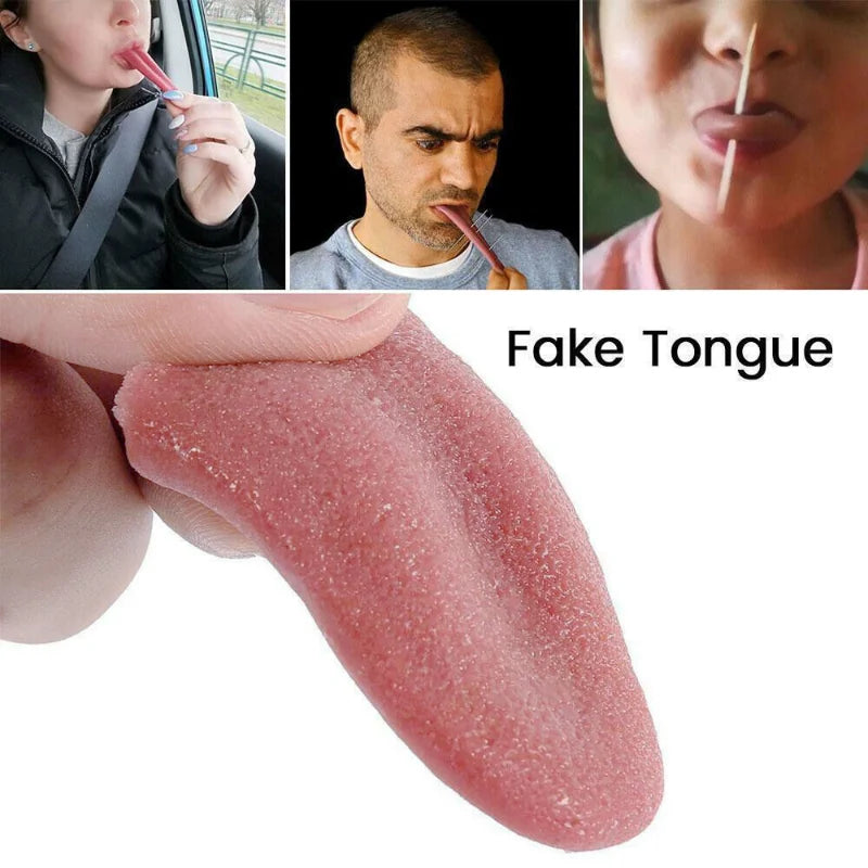 Realistic Prank Tongue – Magic Needle Illusion Toy (1–10 Pack)