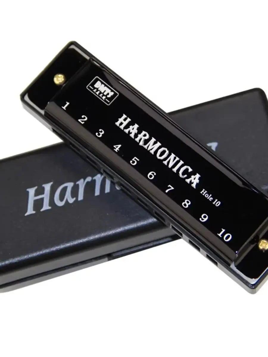 Classic Diatonic Harmonica – 10 Holes, Key of C, Includes Carrying Case