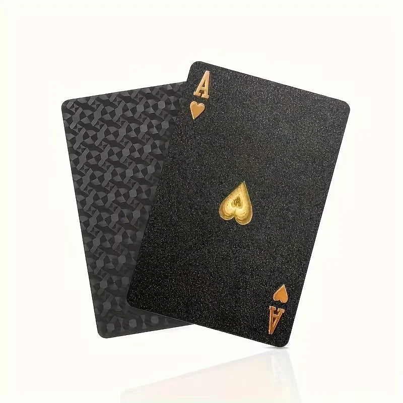 Black & Gold Playing Cards – Premium Poker & Magic Trick Deck (Multiple Styles)