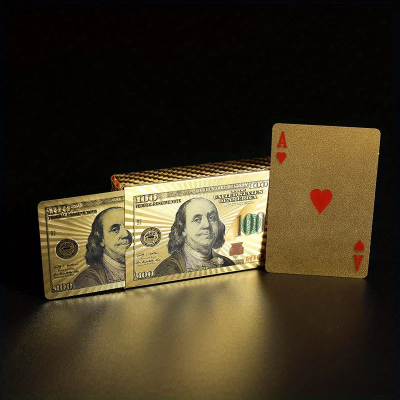 Black & Gold Playing Cards – Premium Poker & Magic Trick Deck (Multiple Styles)