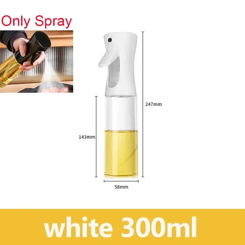 2-in-1 Oil Sprayer & Pour Bottle (200/300ml) – For Air Fryer, BBQ & Cooking