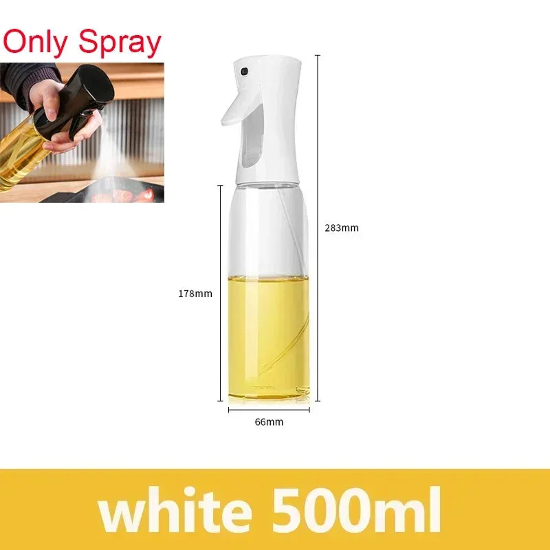 2-in-1 Oil Sprayer & Pour Bottle (200/300ml) – For Air Fryer, BBQ & Cooking
