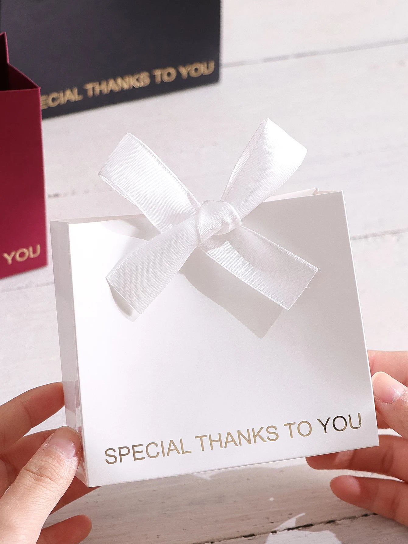 Set of 5 Elegant “Special Thanks” Gift Boxes – Perfect for Weddings, Birthdays & Appreciation Gifts