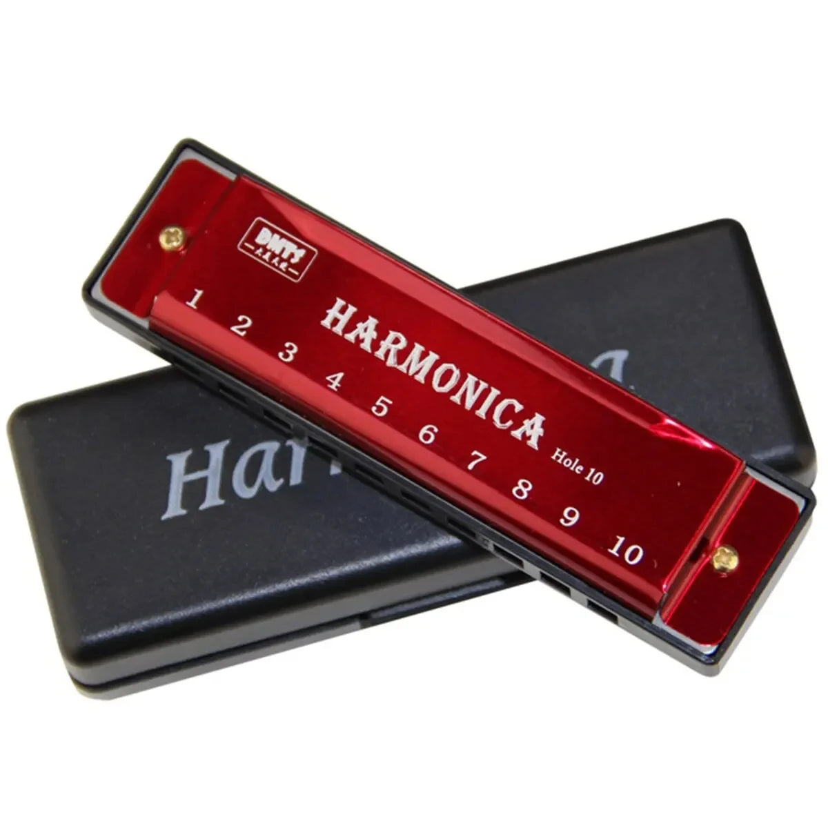 Classic Diatonic Harmonica – 10 Holes, Key of C, Includes Carrying Case