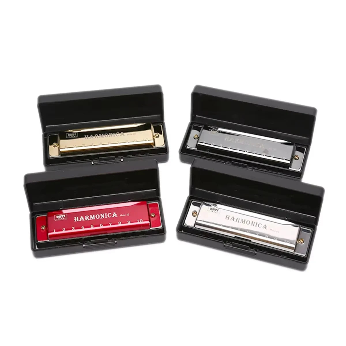 Classic Diatonic Harmonica – 10 Holes, Key of C, Includes Carrying Case