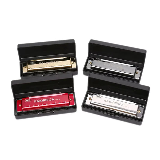 Classic Diatonic Harmonica – 10 Holes, Key of C, Includes Carrying Case