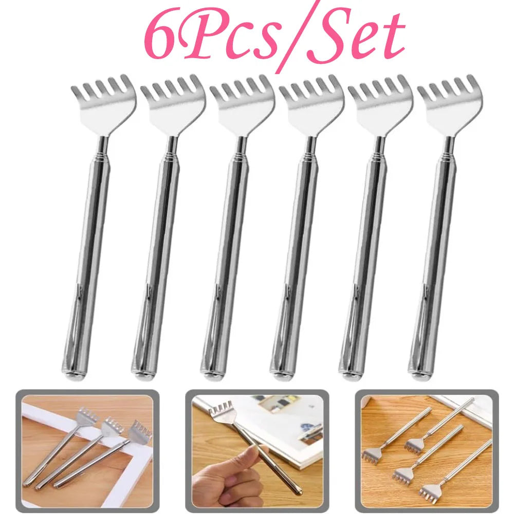 Extendable Stainless Steel Back Scratcher – Portable Scratcher