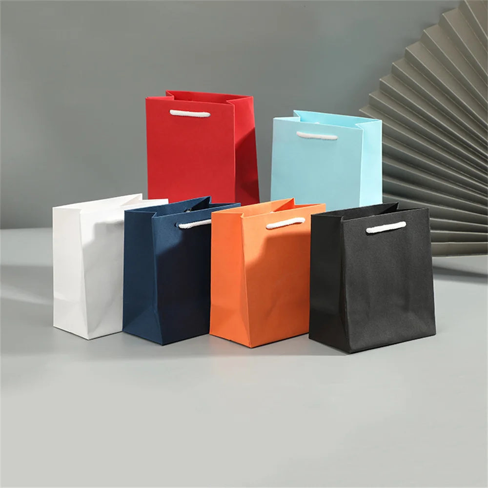 Elegant Paper Gift Bags with Handles – Ribbon Bow