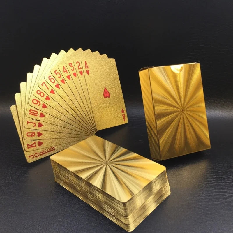 Black & Gold Playing Cards – Premium Poker & Magic Trick Deck (Multiple Styles)