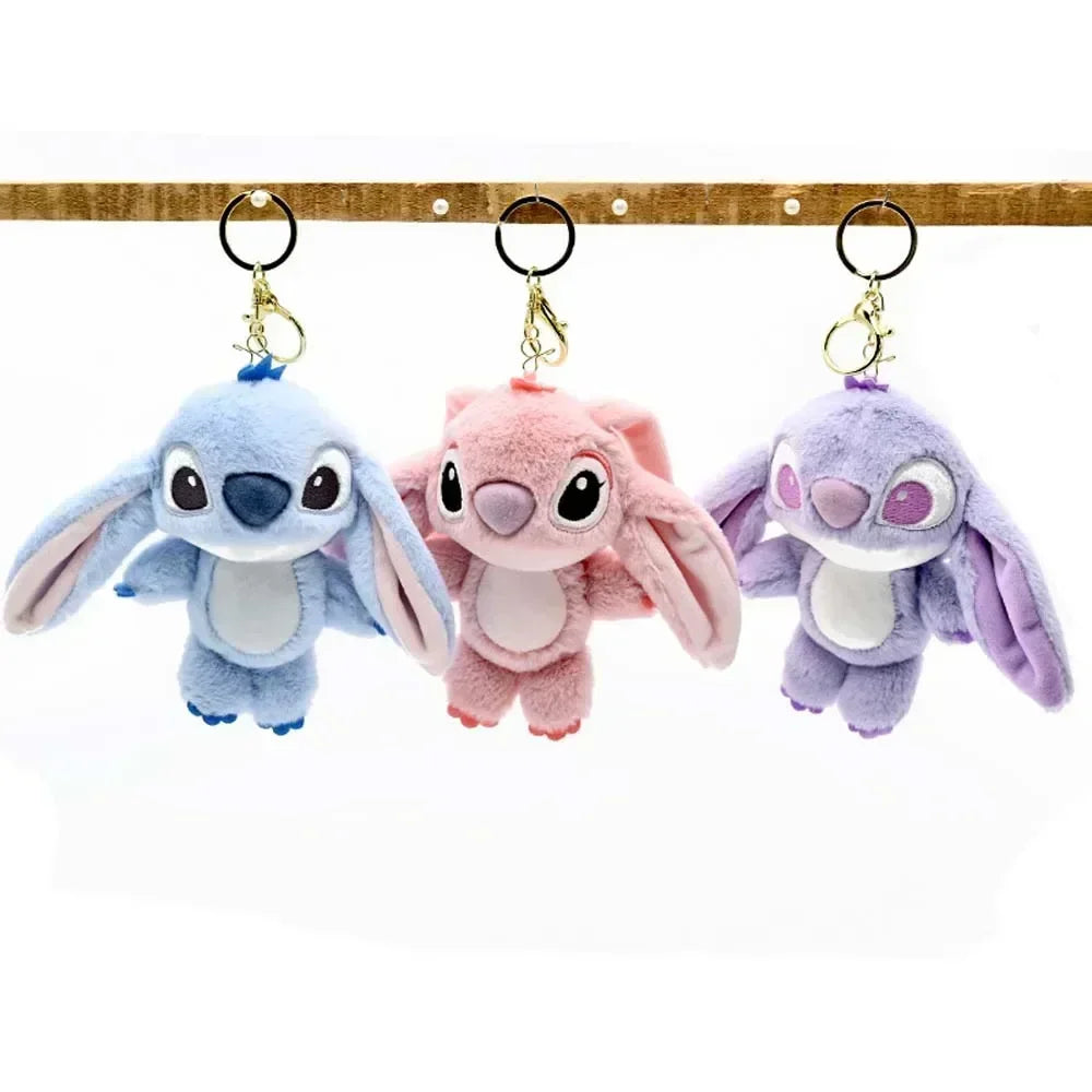 Cute Stitch Plush Keychain – Soft Stuffed Animal Pendant & Bag Charm