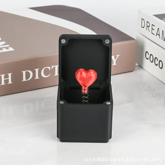 Surprise Gift Box with Rose or Heart – Creative Gift (3 Variants)