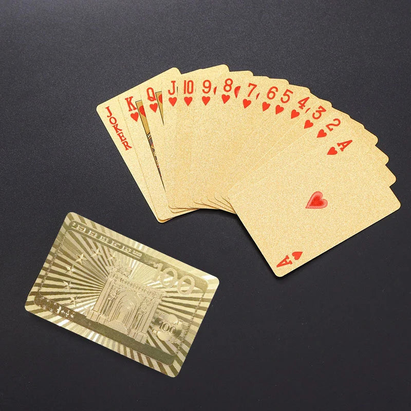 Black & Gold Playing Cards – Premium Poker & Magic Trick Deck (Multiple Styles)