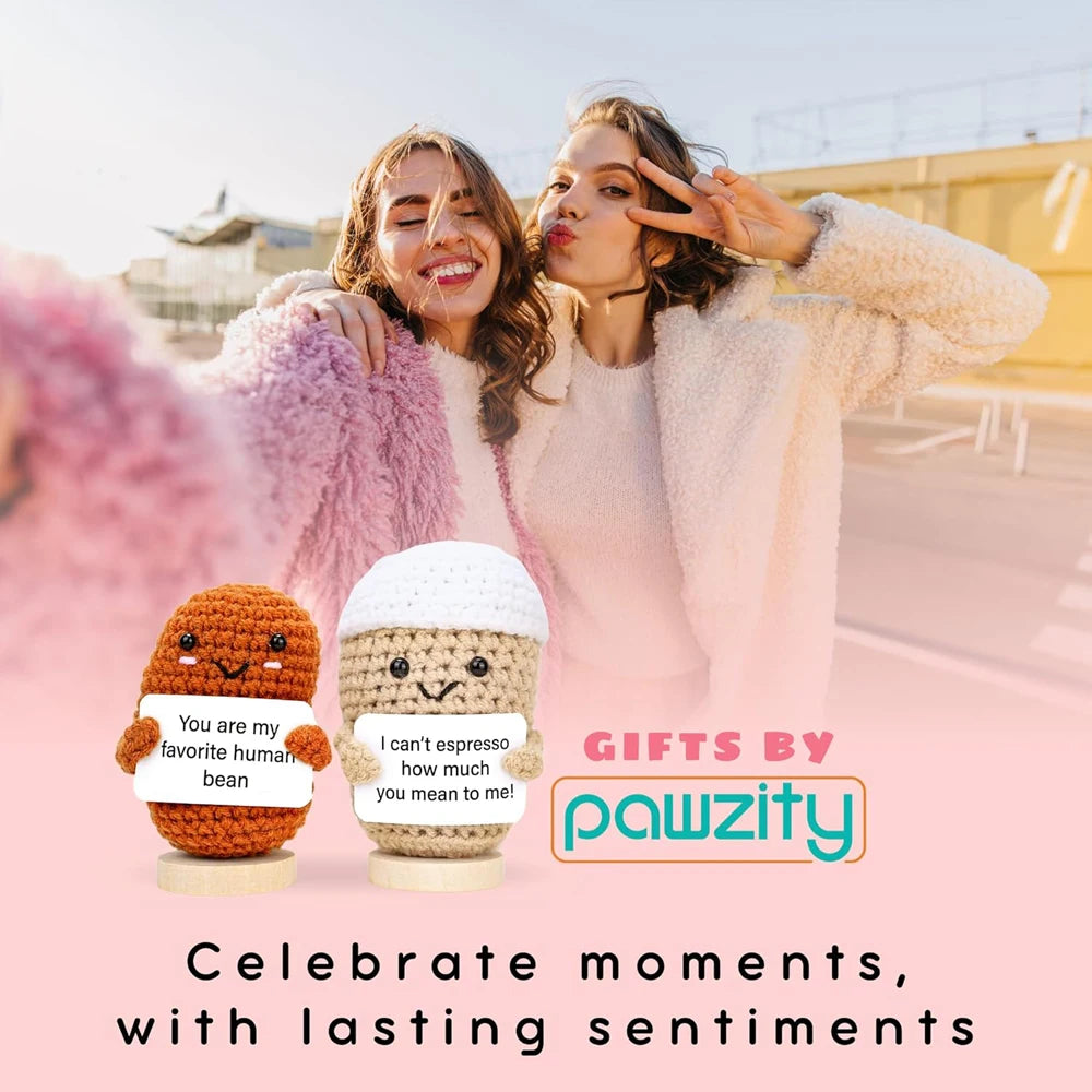 Funny Friendship Crochet Gift – Inspirational Present