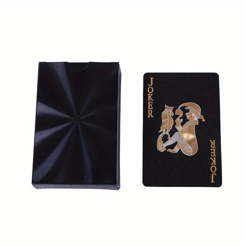 Black & Gold Playing Cards – Premium Poker & Magic Trick Deck (Multiple Styles)