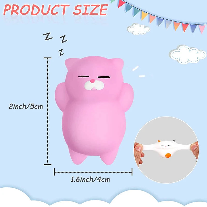 Kawaii Mochi Stress Squishies – Set van 20 Mini Fidgets