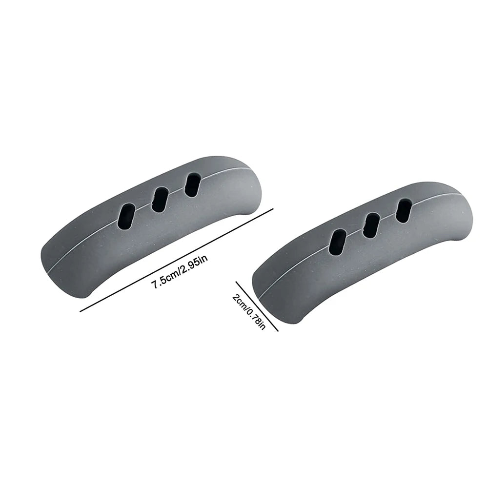 Silicone Pan Handle Cover Set (2pcs) – Heat Insulation Grip Holders