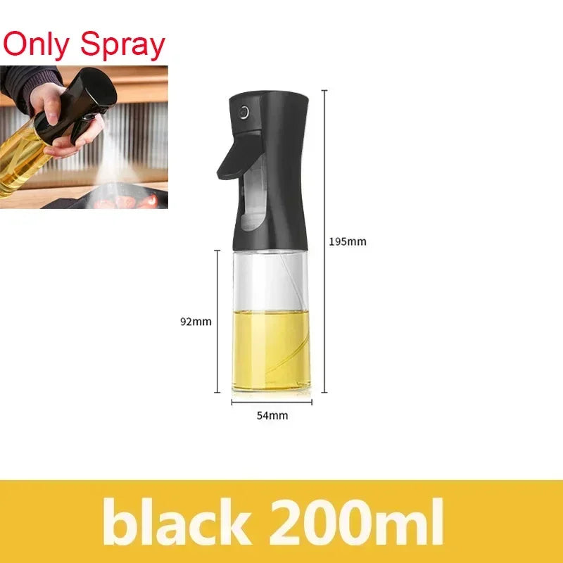 2-in-1 Oil Sprayer & Pour Bottle (200/300ml) – For Air Fryer, BBQ & Cooking
